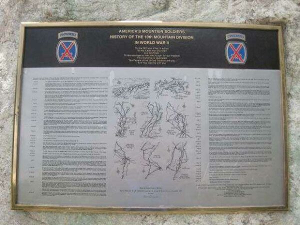 SOLDIERS OF THE SUMMIT WAR MEMORIAL PLAQUE B