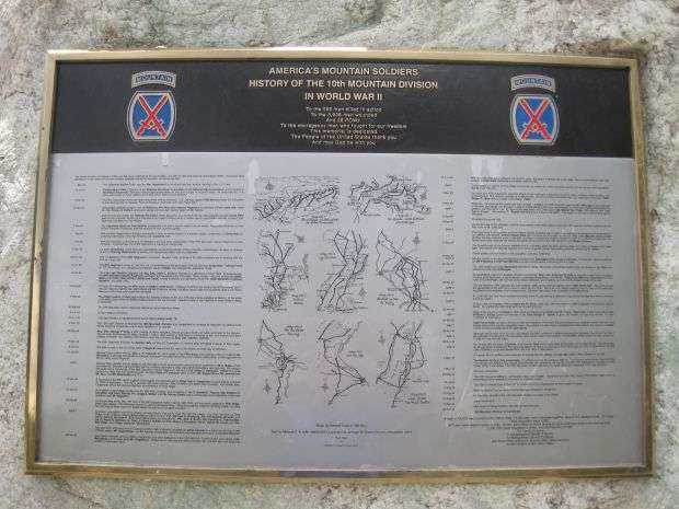 SOLDIERS OF THE SUMMIT WAR MEMORIAL PLAQUE B
