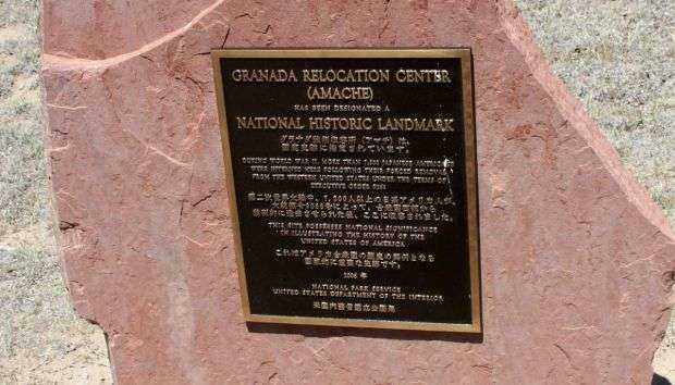 GRANADA RELOCATION CENTER MEMORIAL PLAQUE