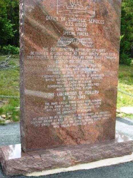 OFFICE OF STRATEGIC SERVICES WAR MEMORIAL