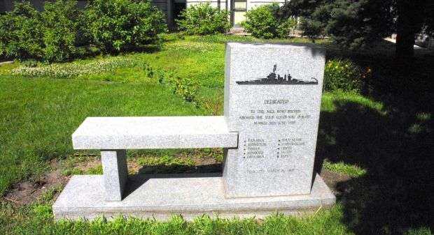 USS COLORADO BB-45 MEMORIAL BENCH