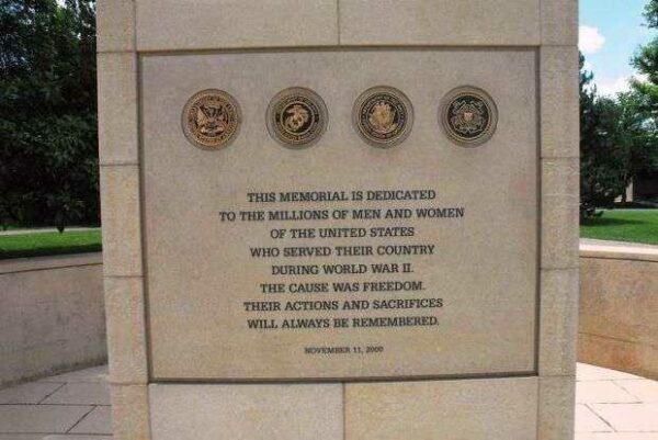 LITTLETON WORLD WAR II MEMORIAL PANEL A