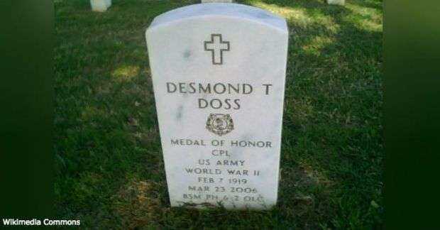 DESMOND T DOSS MEDAL OF HONOR GRAVE STONE