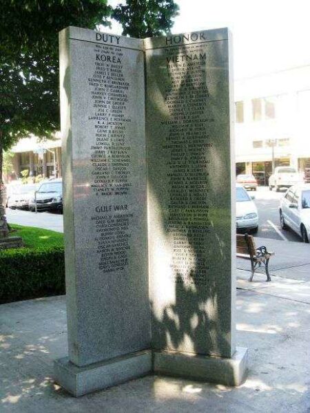 STANISLAUS COUNTY WAR MEMORIAL SIDE C