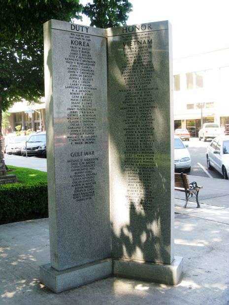 STANISLAUS COUNTY WAR MEMORIAL SIDE C