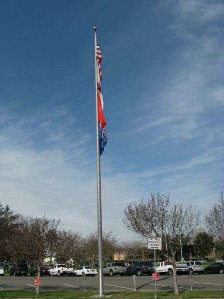 STOCKTON REMEMBER PEARL HARBOR MEMORIAL FLAGPOLE
