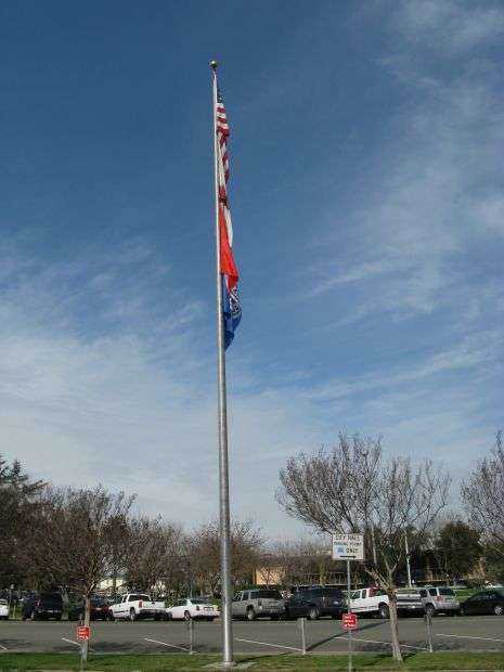 STOCKTON REMEMBER PEARL HARBOR MEMORIAL FLAGPOLE