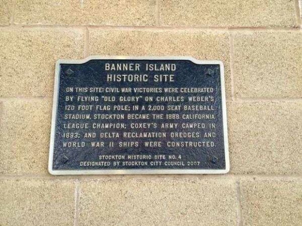 BANNER ISLAND HISTORIC SITE MEMORIAL PLAQUE