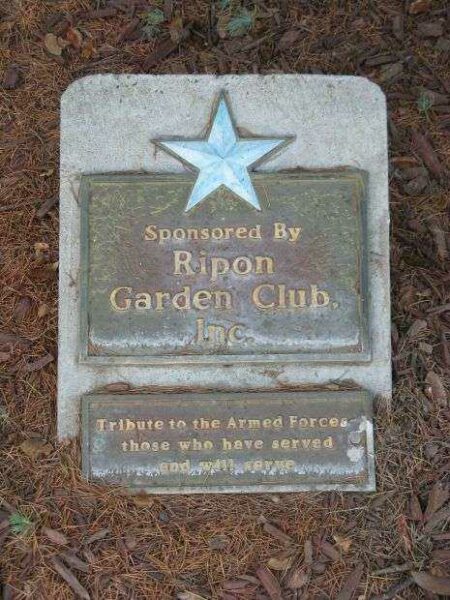 RIPON BLUE STAR PLAQUE