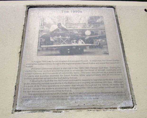 MCCLELLAN AIR FORCE BASE MEMORIAL PANEL M