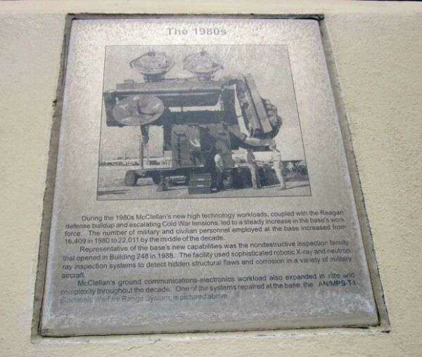 MCCLELLAN AIR FORCE BASE MEMORIAL PANEL L