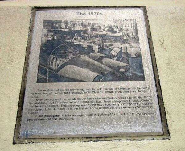 MCCLELLAN AIR FORCE BASE MEMORIAL PANEL I