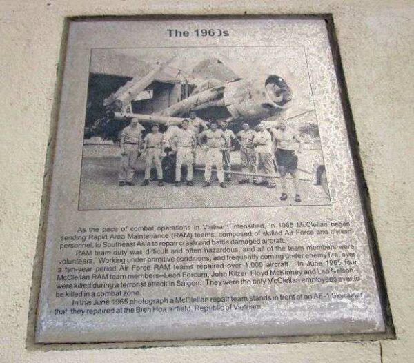 MCCLELLAN AIR FORCE BASE MEMORIAL PANEL H