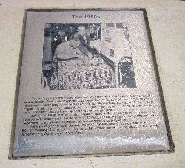 MCCLELLAN AIR FORCE BASE MEMORIAL PANEL G