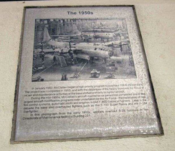 MCCLELLAN AIR FORCE BASE MEMORIAL PANEL E