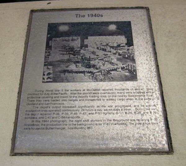 MCCLELLAN AIR FORCE BASE MEMORIAL PANEL C