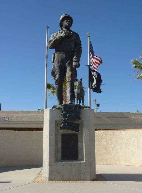 DESERT TRAINING CENTER CALIFORNIA-ARIZONA MANEUVER AREA MEMORIAL STATUE