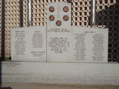 KEITH COUNTY VETERANS MEMORIAL