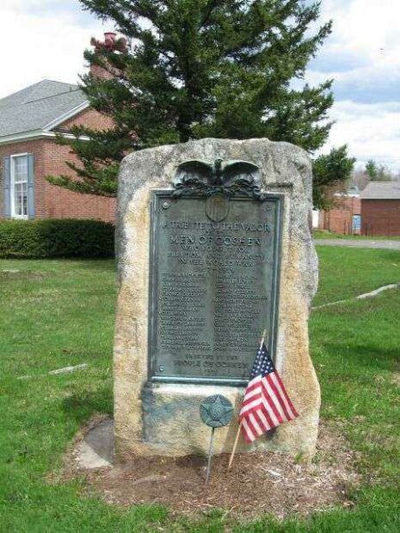 GOSHEN, CT WORLD WAR I MEMORIAL