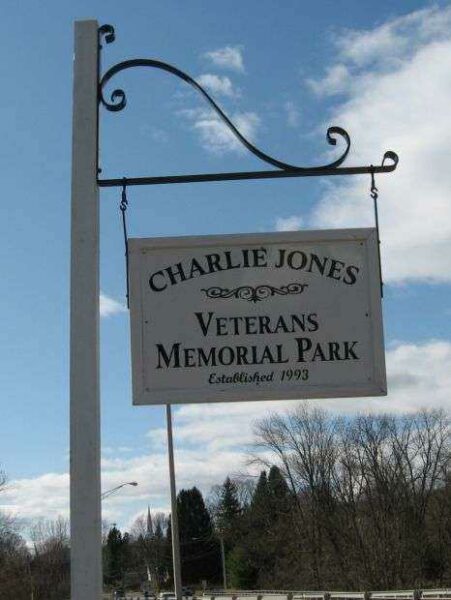 CHARLIE JONES VETERANS MEMORIAL PARK MARKER