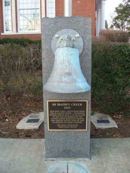 SS MAIDEN CREEK WAR MEMORIAL BELL