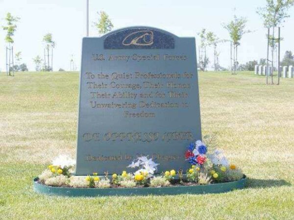NORTHERN CALIFORNIA VETERANS CEMETERY SPECIAL FORCES MEMORIAL