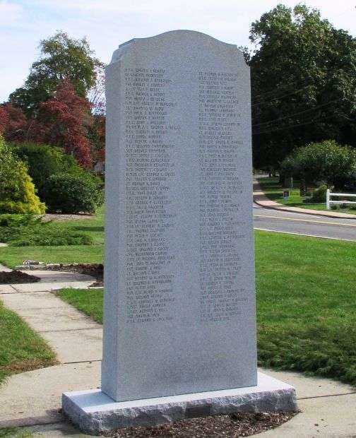 MANCHESTER WORLD WAR II MEMORIAL BACK