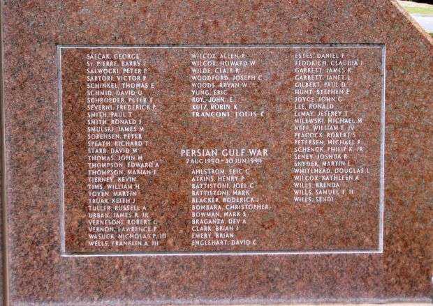 AVON VETERANS MEMORIAL PANEL G