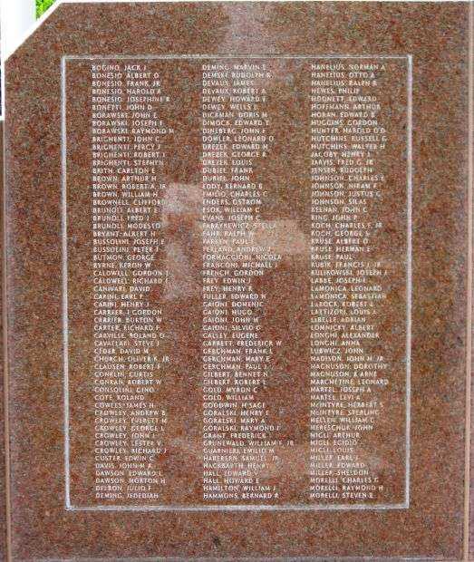 AVON VETERANS MEMORIAL PANEL D