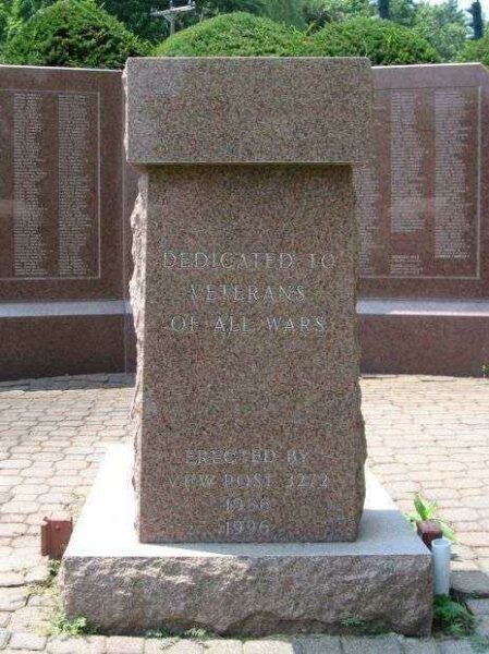 AVON VETERANS MEMORIAL DEDICATION STONE