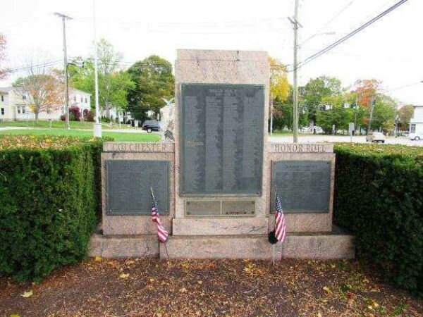 COLCHESTER WORLD WAR II AND KOREAN CONFLICT MEMORIAL BACK