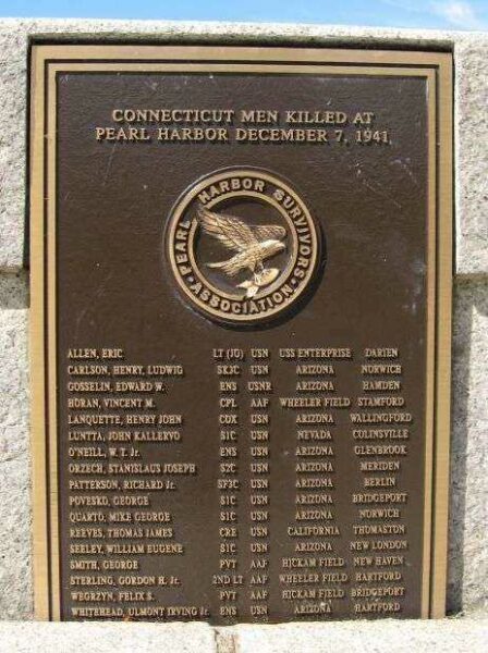 PEARL HARBOR MEMORIAL BRIDGE PLAQUE B