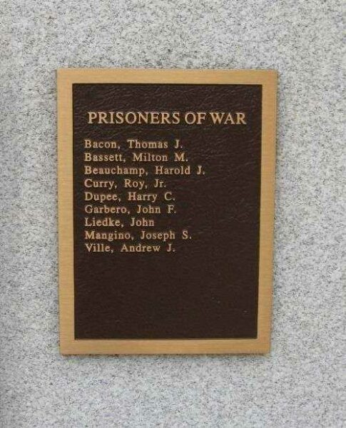 NORTH HAVEN WORLD WAR II MEMORIAL PLAQUE C