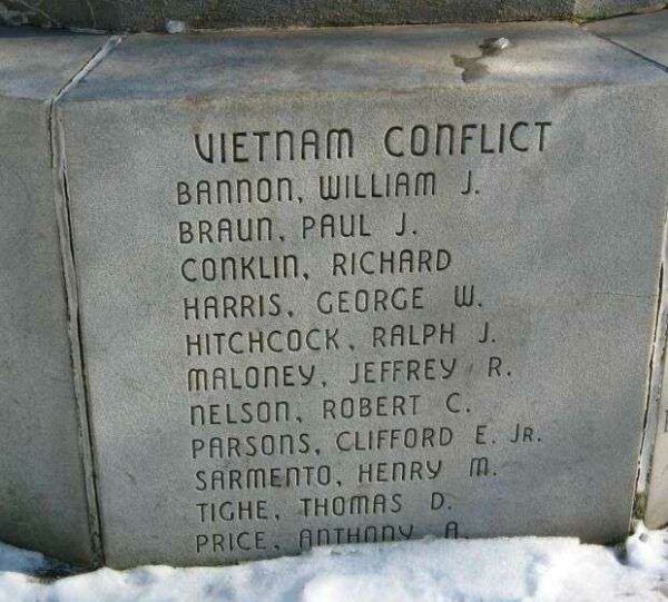 MILFORD WAR MEMORIAL FLAGPOLE PANEL L