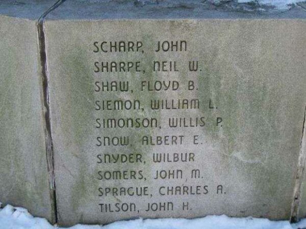 MILFORD WAR MEMORIAL FLAGPOLE PANEL I