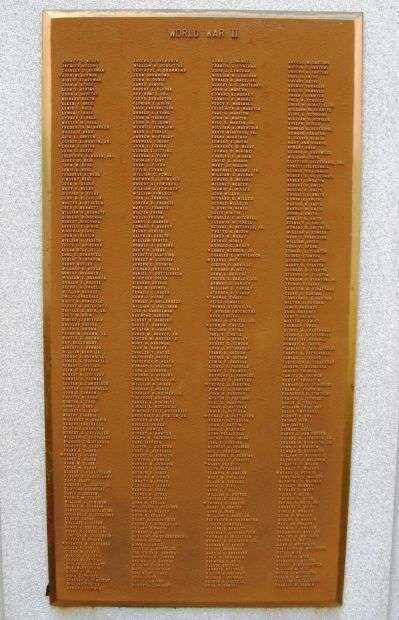 SALISBURY VETERANS MEMORIAL PLAQUE B