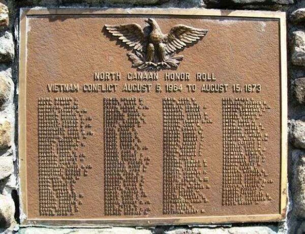 NORTH CANAAN WAR MEMORIAL PLAQUE C