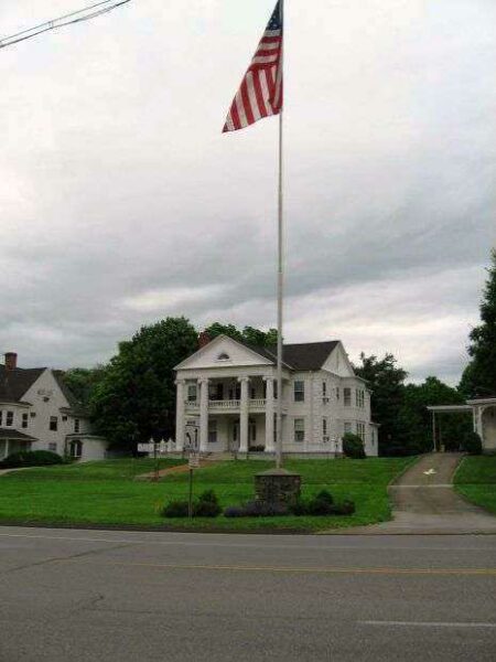 NEW MILFORD WORLD WAR II MEMORIAL FLAGPOLE