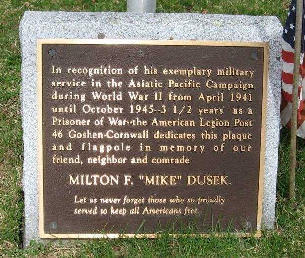 MILTON F. MIKE DOSEK WAR MEMORIAL
