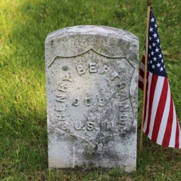 HENRY BEPTRAND MEMORIAL CEMETERY STONE