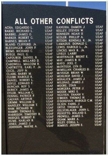 OKALOOSA COUNTY VETERANS MEMORIAL PANEL C