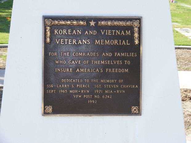 WASCO KOREAN AND VIETNAM VETERANS MEMORIAL