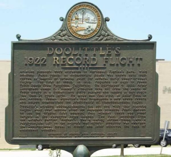 DOOLITTLE’S 1922 RECORD FLIGHT MEMORIAL MARKER ORIGINAL