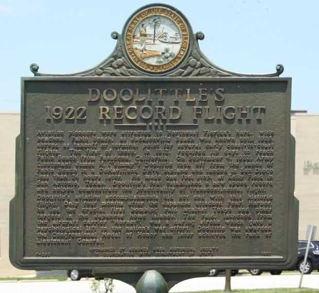 DOOLITTLE’S 1922 RECORD FLIGHT MEMORIAL MARKER ORIGINAL