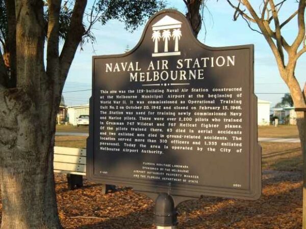 NAVAL AIR STATION MELBOURNE MEMORIAL MARKER