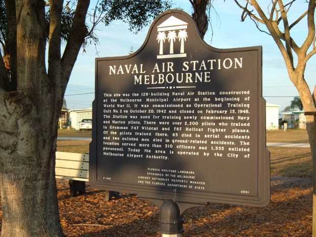 NAVAL AIR STATION MELBOURNE MEMORIAL MARKER