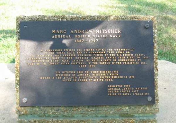 USS MITSHER (DDG-35) WAR MEMORIAL BELL PLAQUE
