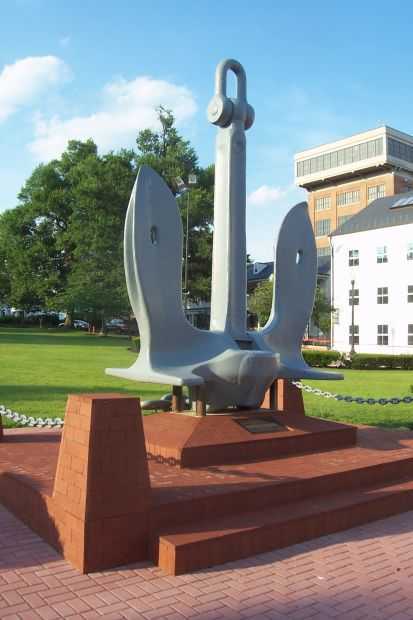 USS ENTERPRISE (CV-6) WAR MEMORIAL ANCHOR