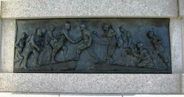 NATIONAL WORLD WAR II MEMORIAL BAS-RELIEF X