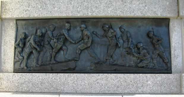 NATIONAL WORLD WAR II MEMORIAL BAS-RELIEF X